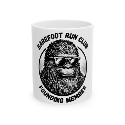 Barefoot Run Club Founding Member // Ceramic Mug, (11oz, 15oz)