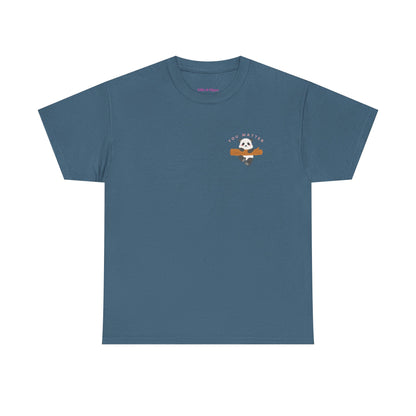 Keep Hangin' On - Panda // Unisex Heavy Cotton Tee -Vibes Graphic Shirt