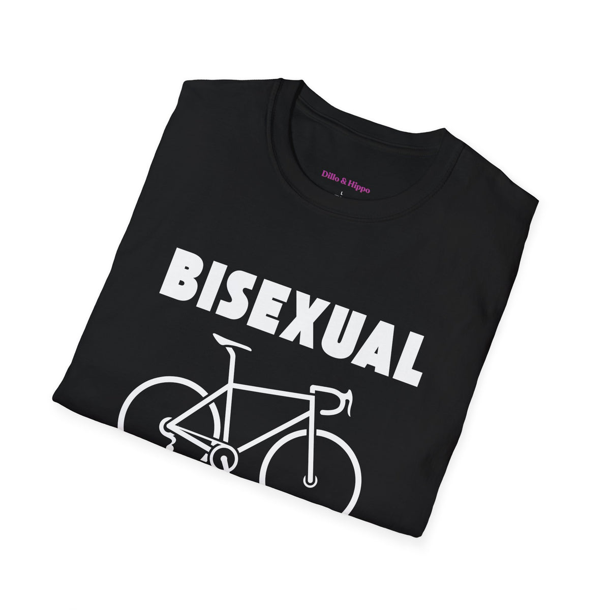 Bisexual (Road) Bicyclist  // Unisex Softstyle T-Shirt