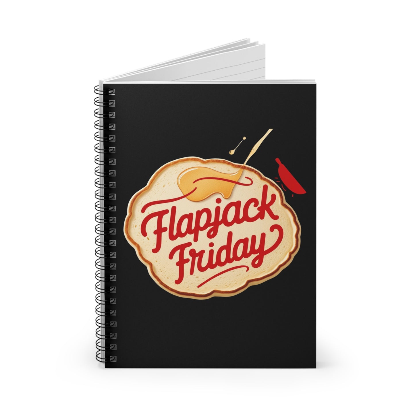Flapjack Friday // Spiral Notebook - Ruled Line