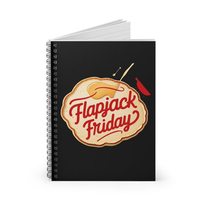 Flapjack Friday // Spiral Notebook - Ruled Line