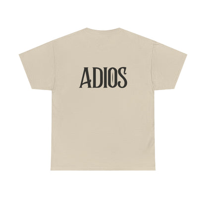 Howdy & Adios  // Unisex Heavy Cotton Tee - Casual Statement Shirt