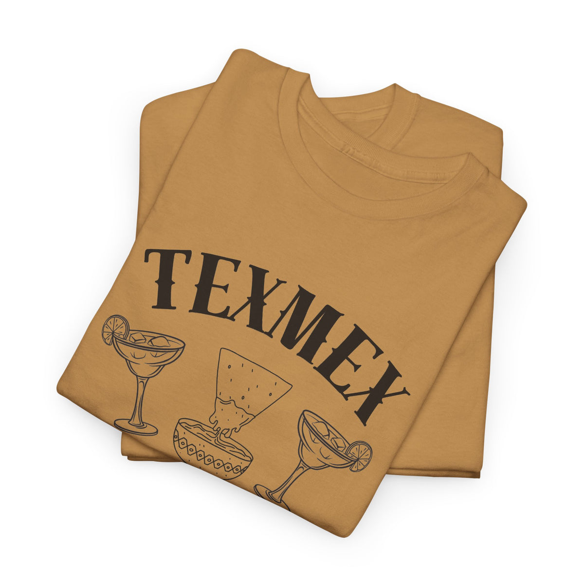 Tex-Mex Forever - Ritas & Queso // Unisex Heavy Cotton Tee - Fun Casual T-Shirt for Food Lovers