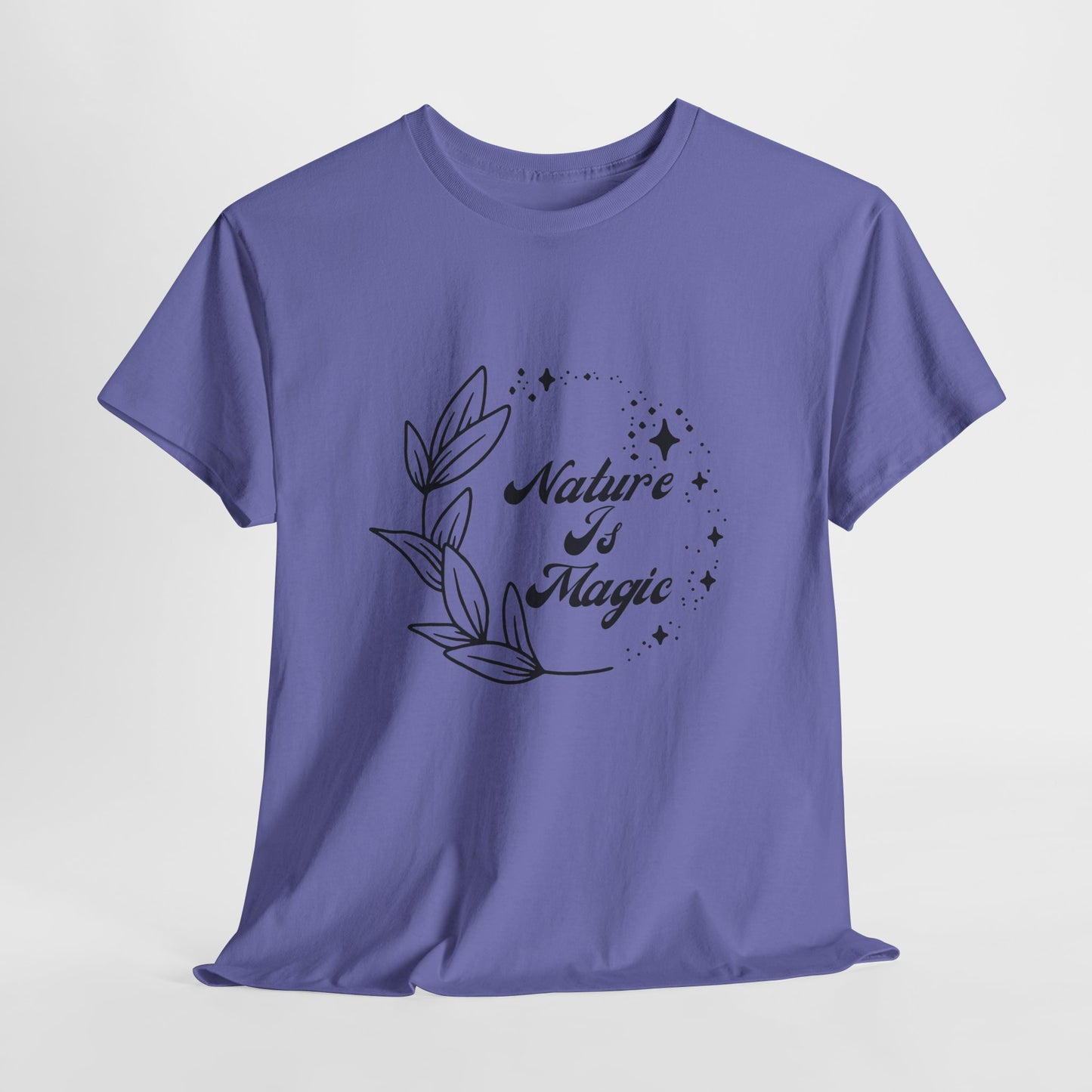 Nature is Magic // Unisex Heavy Cotton Tee - Nature-Themed Casual Wear