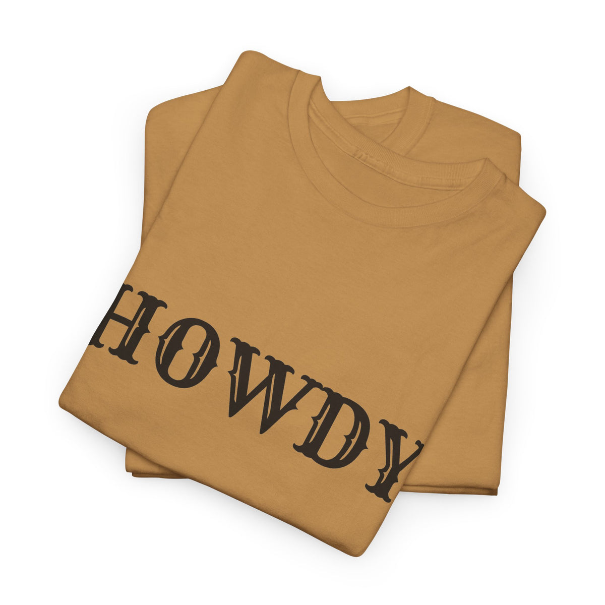 Howdy & Adios  // Unisex Heavy Cotton Tee - Casual Statement Shirt