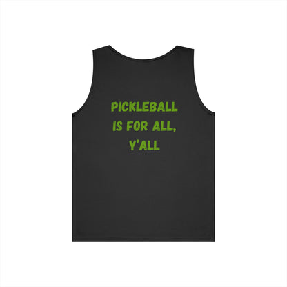 Pickleball is for All, Y'all // Unisex Heavy Cotton Tank Top
