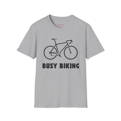 Busy (Road) Biking // Unisex Softstyle T-Shirt