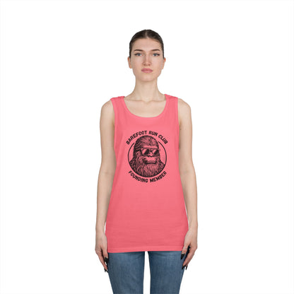 Barefoot Run Club Founding Member //  Unisex Heavy Cotton Tank Top