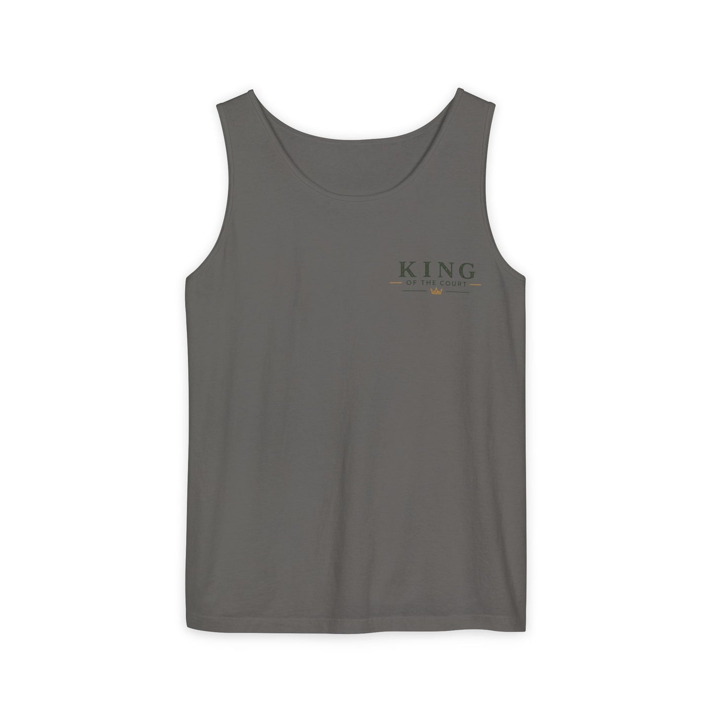 Tennis - King of the Court - Vintage Playing Card - Tank Top — Graphic Tank