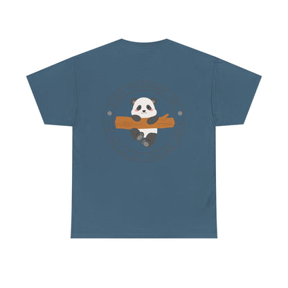Keep Hangin' On - Panda // Unisex Heavy Cotton Tee -Vibes Graphic Shirt