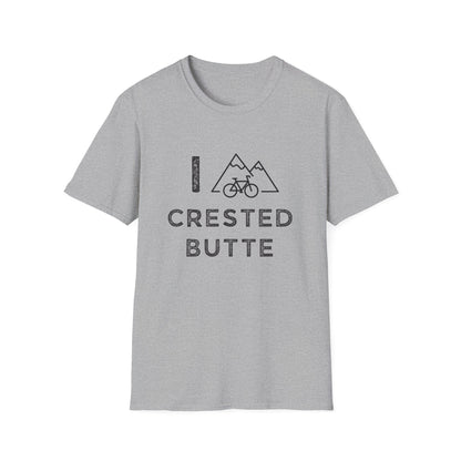 I (Mountain) Bike Crested Butte // Unisex Softstyle T-Shirt