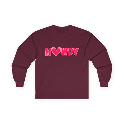 H<3wdy // Heart Long Sleeve Tee – Unisex Ultra Cotton Shirt for Casual Style