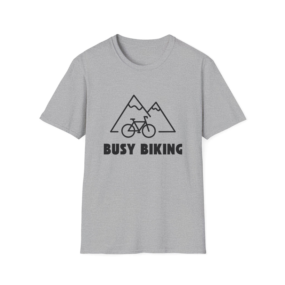 Busy (Mountain) Biking // Unisex Softstyle T-Shirt