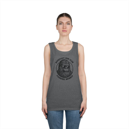 Barefoot Run Club Founding Member //  Unisex Heavy Cotton Tank Top