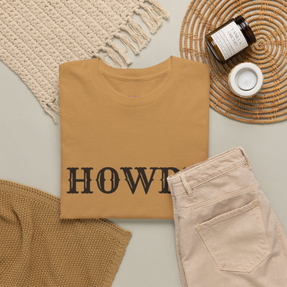 Howdy & Adios  // Unisex Heavy Cotton Tee - Casual Statement Shirt