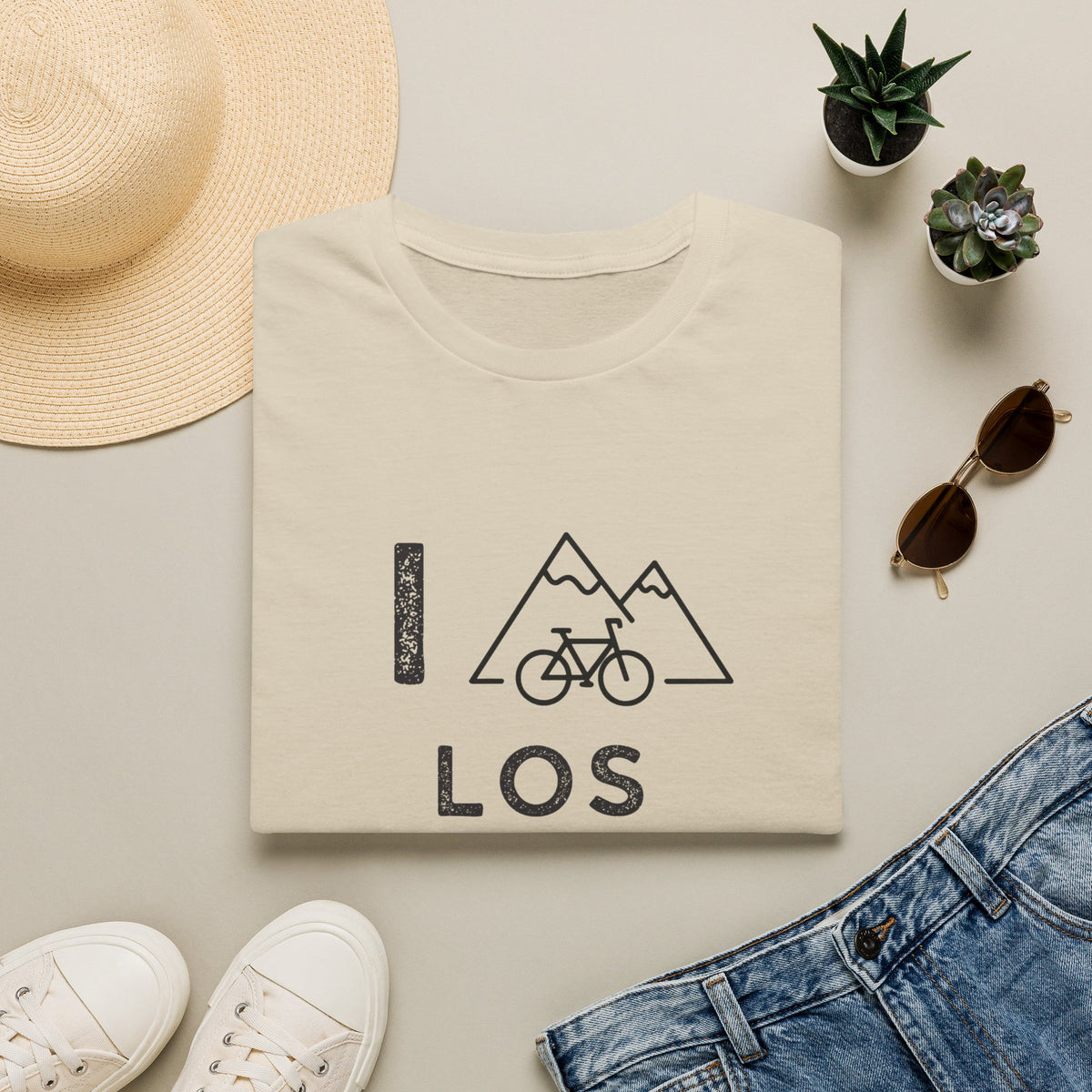 I (Mountain) Bike Los Angeles // Unisex Softstyle T-Shirt