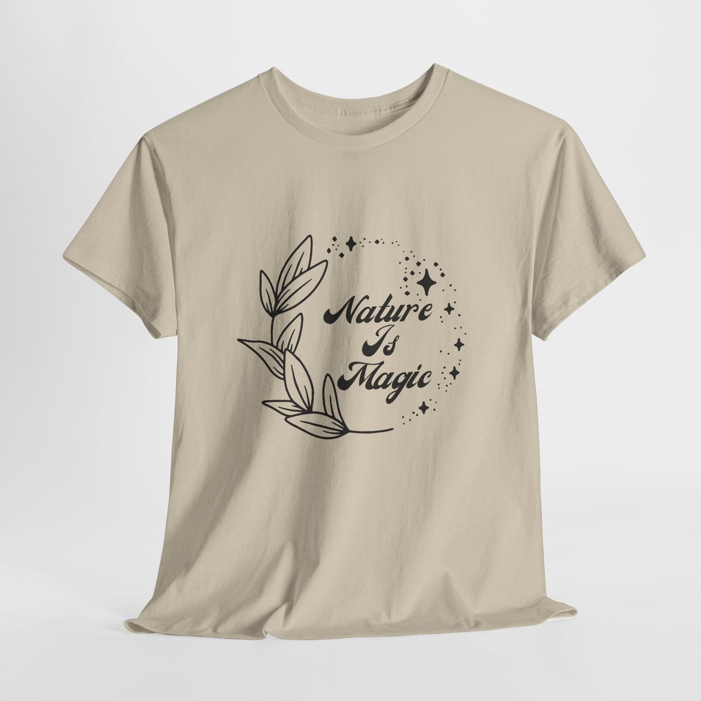 Nature is Magic // Unisex Heavy Cotton Tee - Nature-Themed Casual Wear