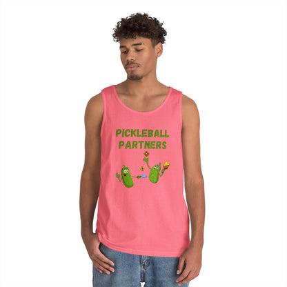 Pickleball Partners 1 // Unisex Heavy Cotton Tank Top