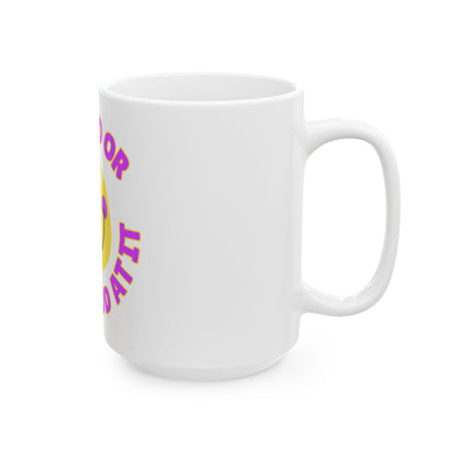 Be Good or Be Good At It Crooked Smiley // Ceramic Mug, (11oz, 15oz)