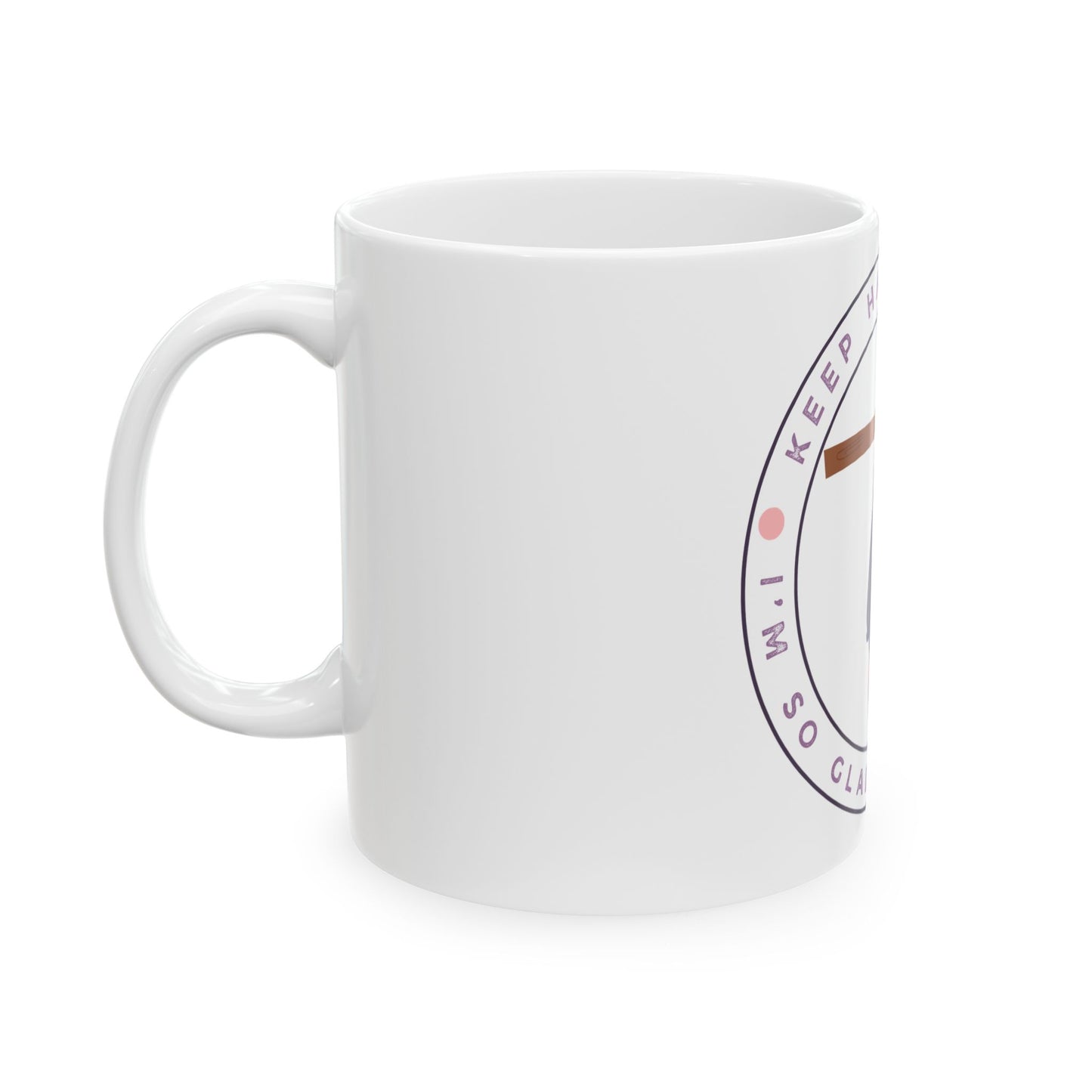 Keep Hanging On Bat // Ceramic Mug, (11oz, 15oz)