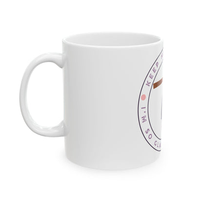 Keep Hanging On Bat // Ceramic Mug, (11oz, 15oz)