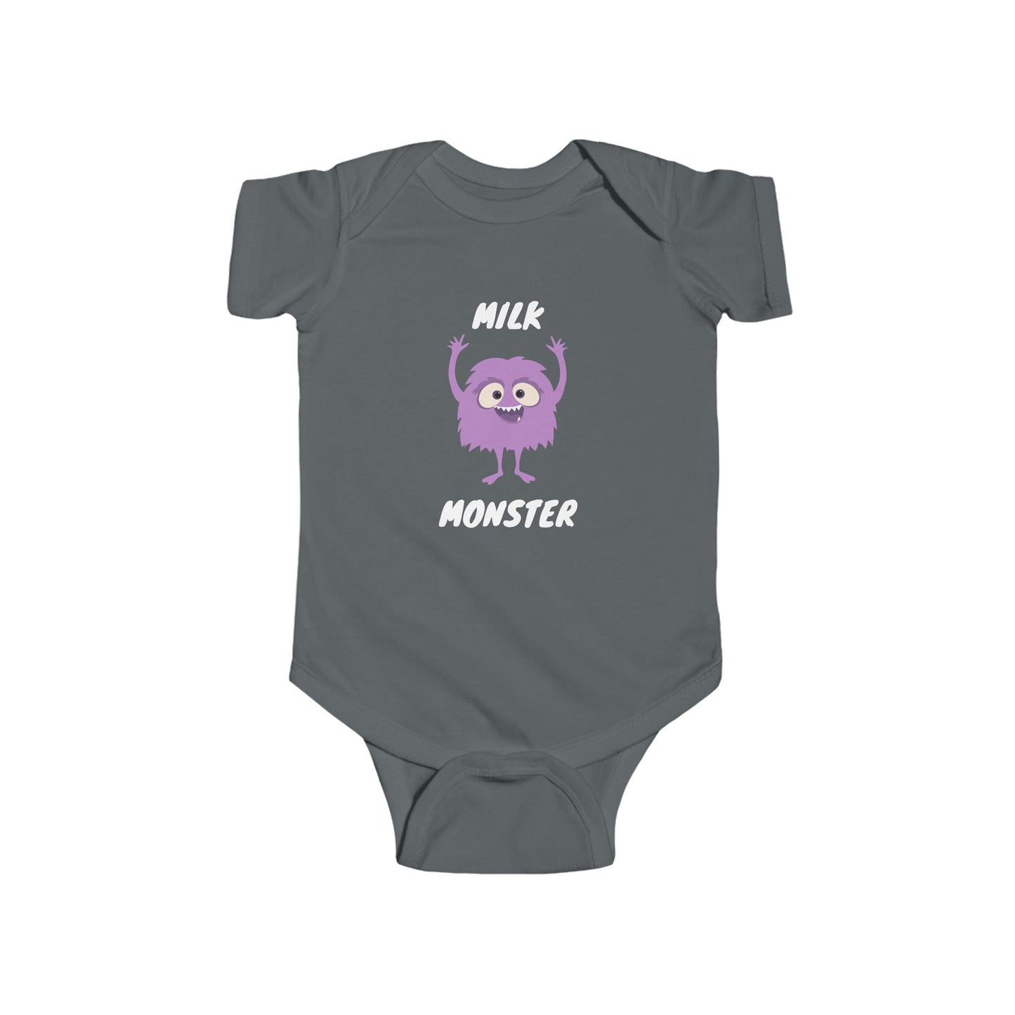 Purple Milk Monster // Baby Bodysuit