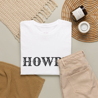 Howdy & Adios  // Unisex Heavy Cotton Tee - Casual Statement Shirt