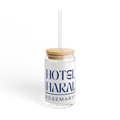 Eco-Friendly Sipper Glass with Bamboo Lid - 16oz - Perfect for Every Drink