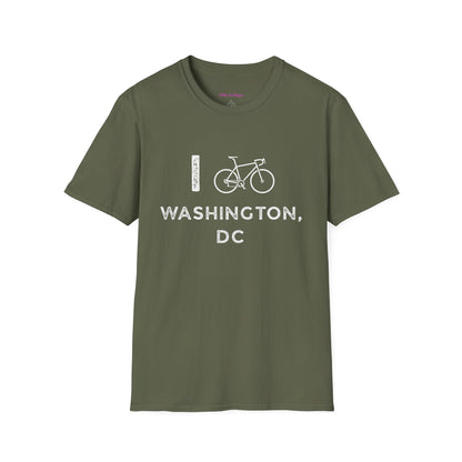 I (Road) Bike Washington, DC // Unisex Softstyle T-Shirt
