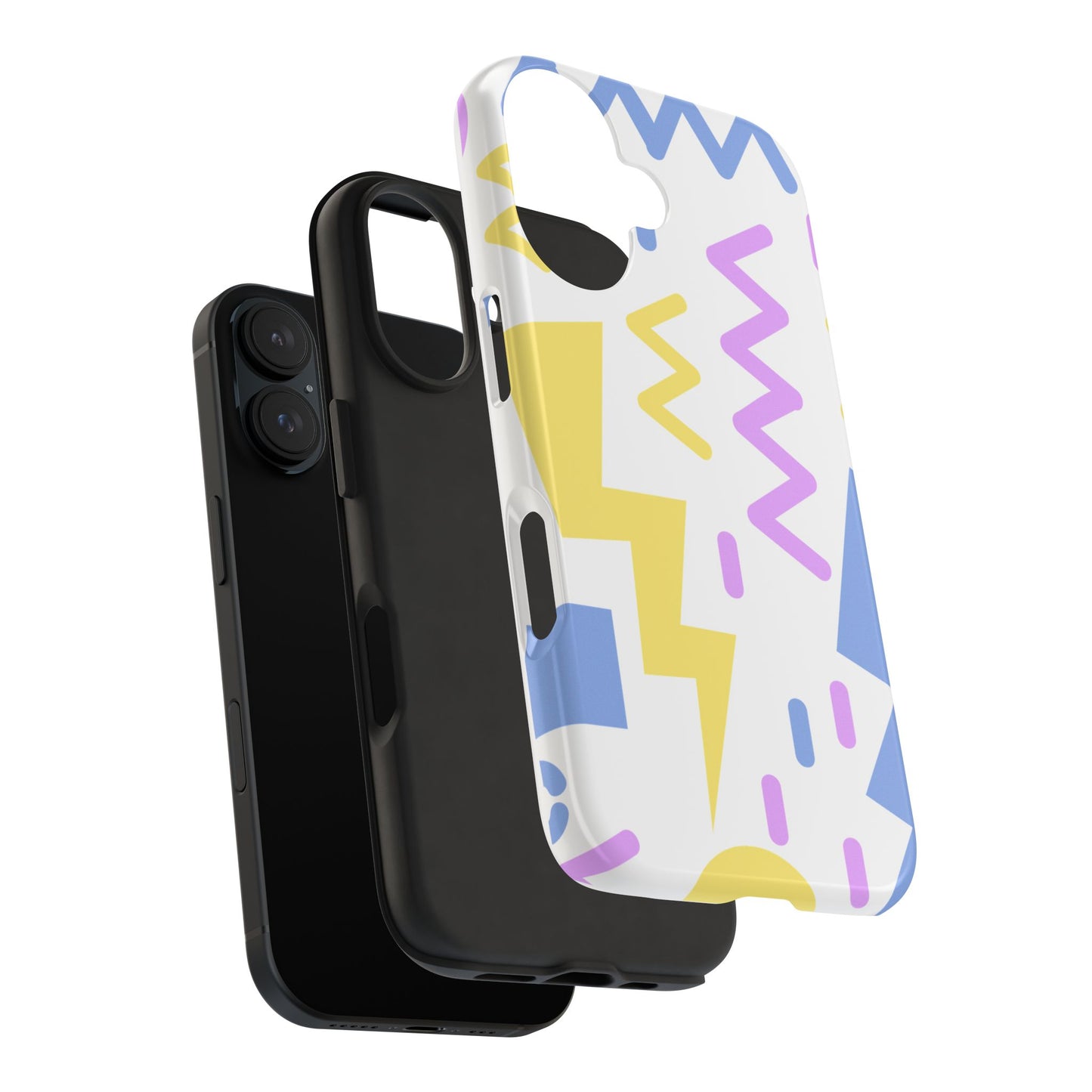 Zig Zag and Shapes // iPhone Case