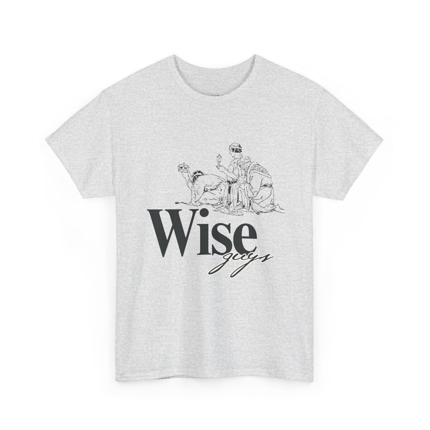 Wise Guys Unisex Heavy Cotton Tee - Stylish Graphic Tee for Casual Wear