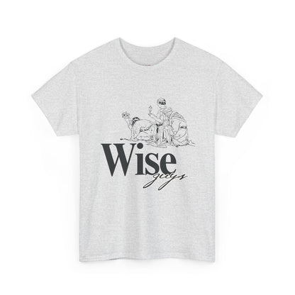 Wise Guys Unisex Heavy Cotton Tee - Stylish Graphic Tee for Casual Wear