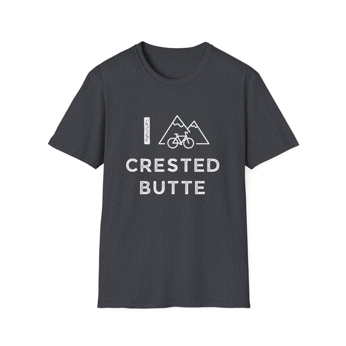 I (Mountain) Bike Crested Butte // Unisex Softstyle T-Shirt