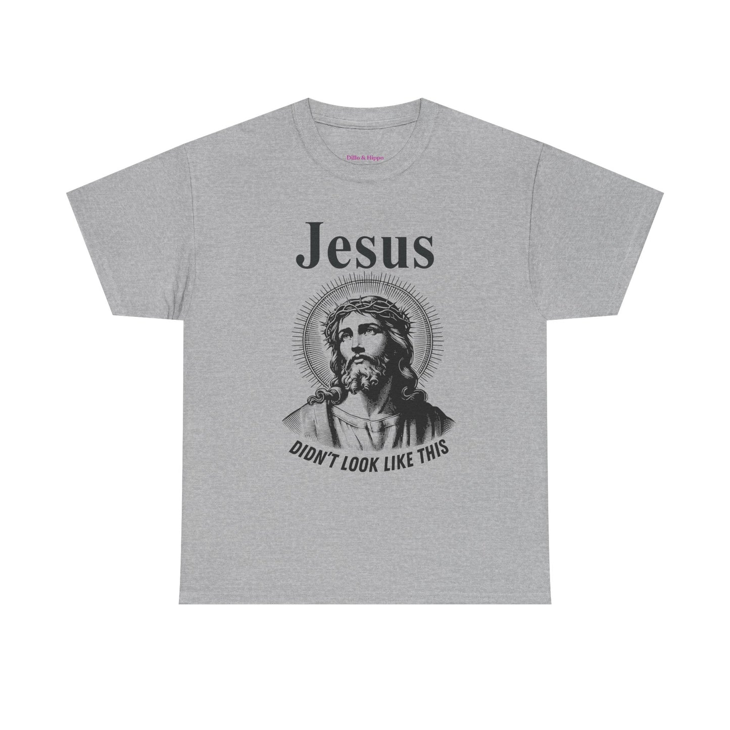 Religious Humor Unisex Heavy Cotton Tee - "Jesus Didn't Look Like This"