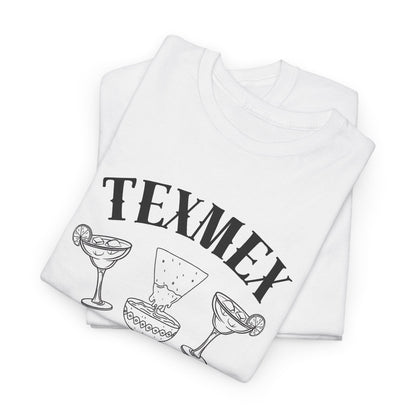 Tex-Mex Forever - Ritas & Queso // Unisex Heavy Cotton Tee - Fun Casual T-Shirt for Food Lovers