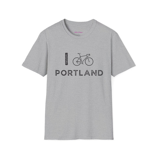 I (Road) Bike Portland // Unisex Softstyle T-Shirt