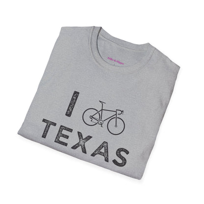 I (Road) Bike Texas // Unisex Softstyle T-Shirt