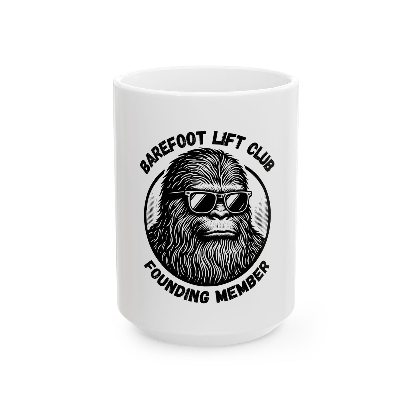 Barefoot Lift Club Founding Member // Ceramic Mug, (11oz, 15oz)