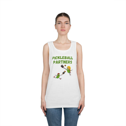 Pickleball Partners 2 // Unisex Heavy Cotton Tank Top