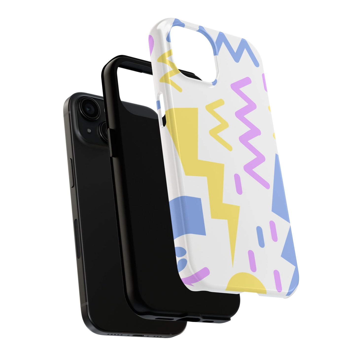 Zig Zag and Shapes // iPhone Case