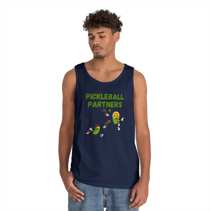 Pickleball Partners 2 // Unisex Heavy Cotton Tank Top