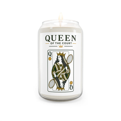 Tennis- Queen of the Court - Vintage Playing Card- Scented Soy Candle – 13.75 oz