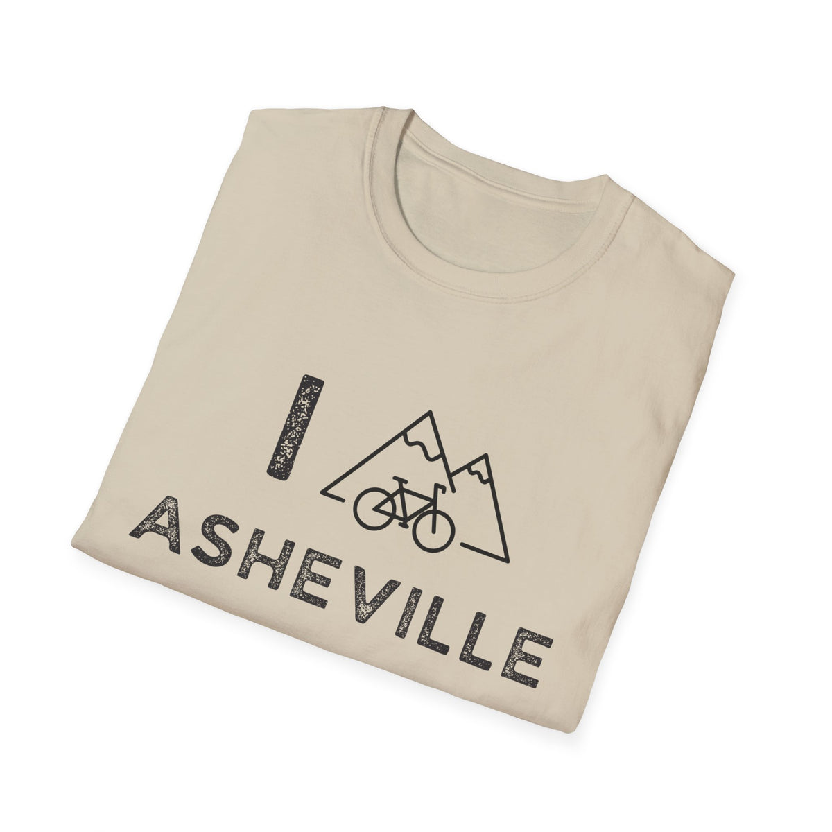 I (Mountain) Bike Asheville // Unisex Softstyle T-Shirt