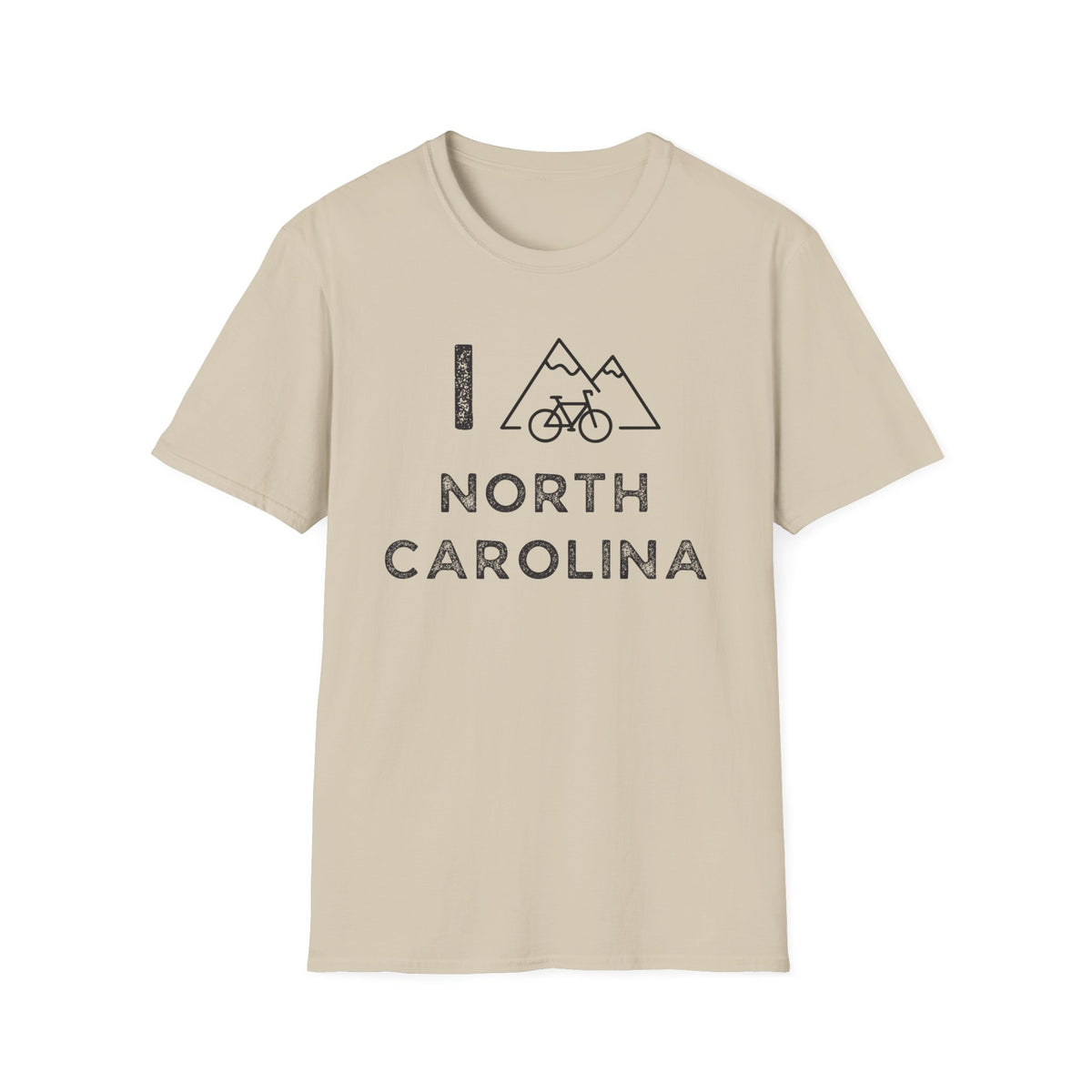 I (Mountain) Bike North Carolina // Unisex Softstyle T-Shirt
