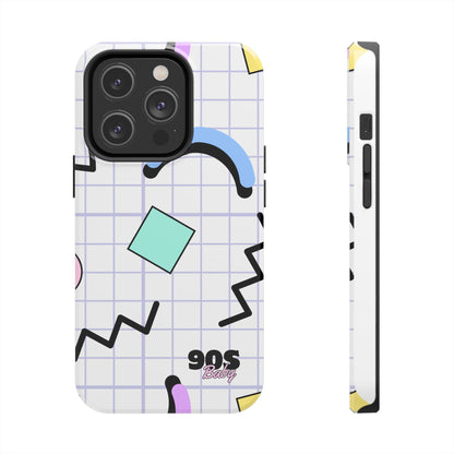90s Baby Zig Zag and Shapes // iPhone Case