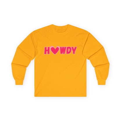 H<3wdy // Heart Long Sleeve Tee – Unisex Ultra Cotton Shirt for Casual Style