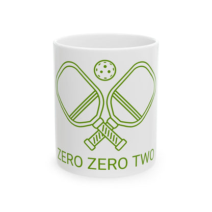 Zero Zero Two // Ceramic Mug, (11oz, 15oz)
