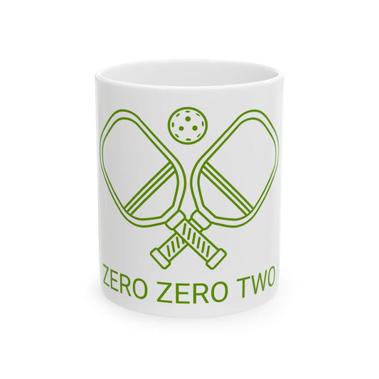 Zero Zero Two // Ceramic Mug, (11oz, 15oz)