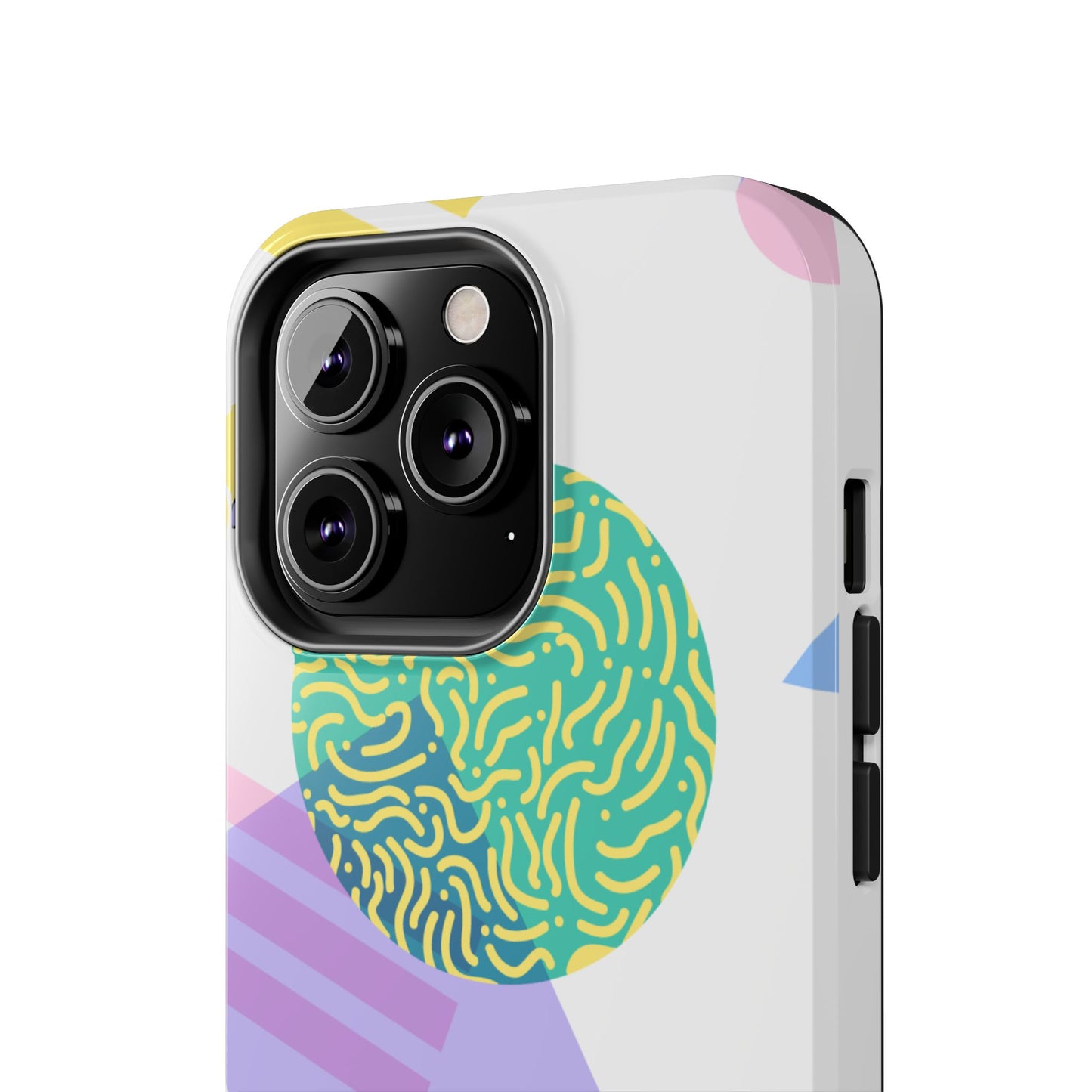 Pastel 90s Baby and Shapes // iPhone Case