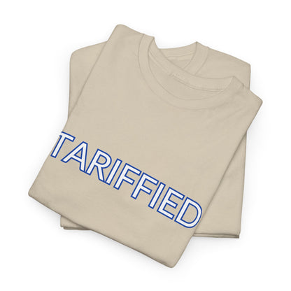 Tarrified // Unisex Heavy Cotton Tee - Scary Economy Statement Shirt